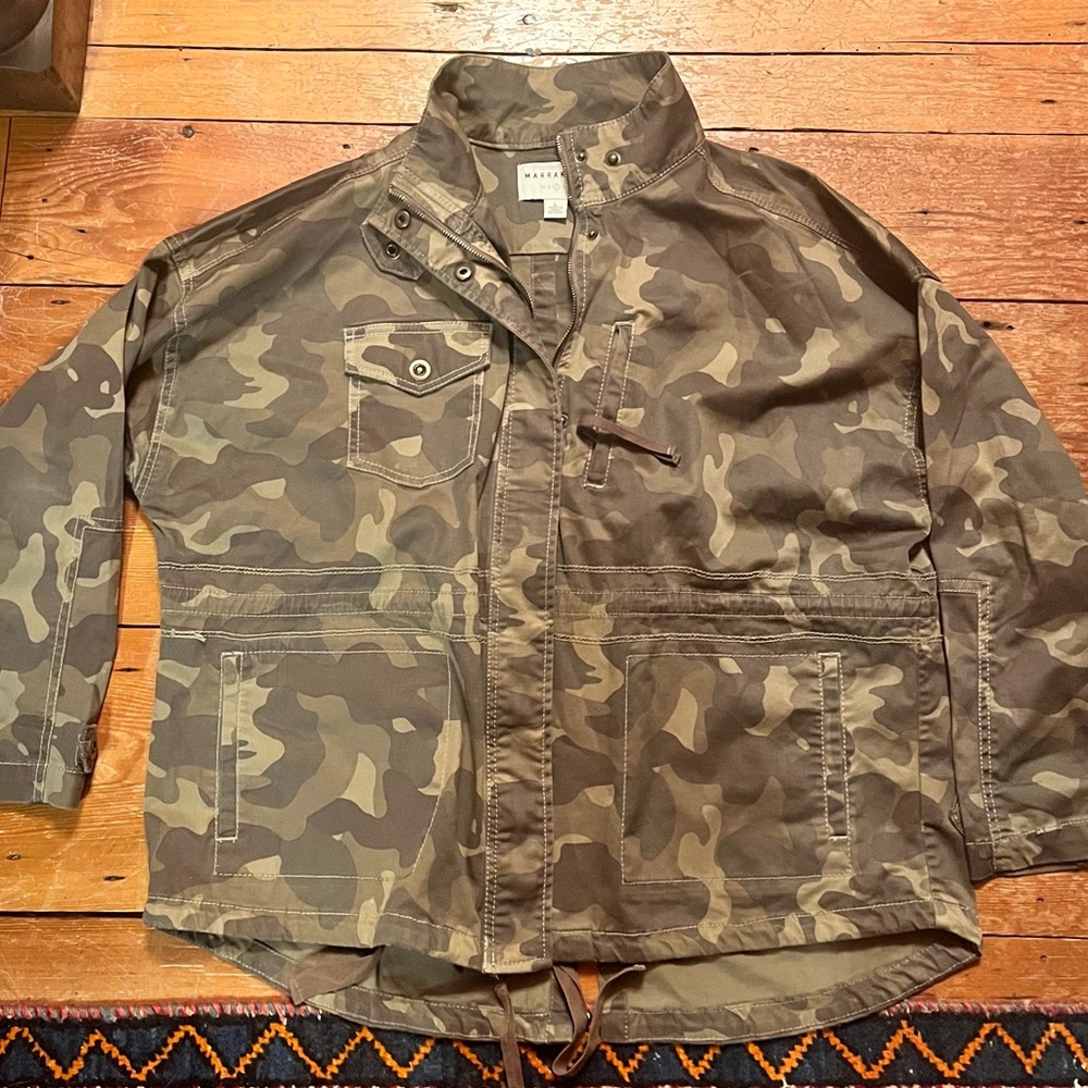 Sanctuary Anthropologie Marrakech Camo Utility Jacket – Women's Large